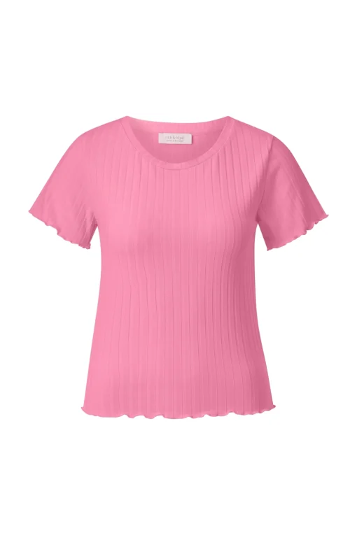 Damen Rich & Royal Rippen-T-Shirt