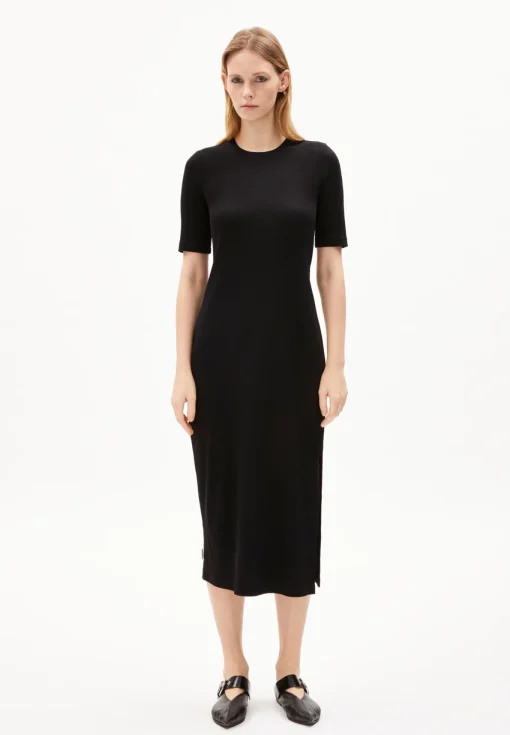 Damen armedangels Ripp-Jerseykleid aus Bio-Baumwoll Mix SEHAARAA