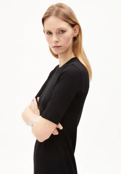 Damen armedangels Ripp-Jerseykleid aus Bio-Baumwoll Mix SEHAARAA