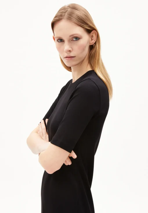 Damen armedangels Ripp-Jerseykleid aus Bio-Baumwoll Mix SEHAARAA