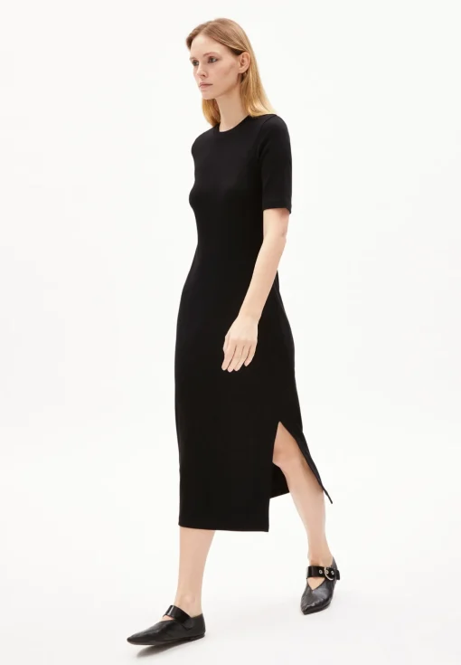 Damen armedangels Ripp-Jerseykleid aus Bio-Baumwoll Mix SEHAARAA