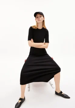 Damen armedangels Ripp-Jerseykleid aus Bio-Baumwoll Mix SEHAARAA
