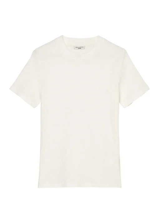 Damen Marc O´Polo Denim RIPP-JERSEY-T-SHIRT AUS ELASTISCHEM BIO-BAUMWOLLE-MIX