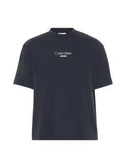Herren Calvin Klein Jeans Rippstrick T-Shirt