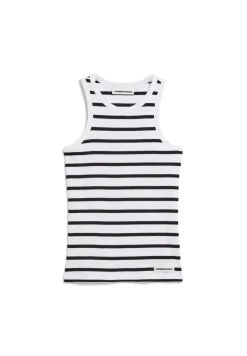 Damen armedangels Ripp-Top aus Bio-Baumwoll Mix KANITAA STRIPES
