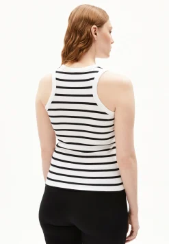 Damen armedangels Ripp-Top aus Bio-Baumwoll Mix KANITAA STRIPES