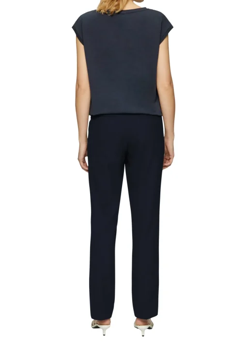 Damen s.Oliver BLACK LABEL Ärmelloses Shirt im Fabricmix