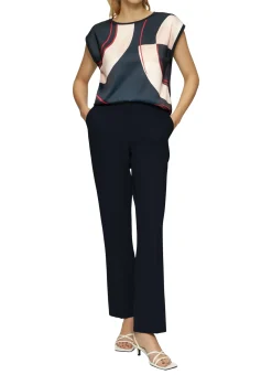 Damen s.Oliver BLACK LABEL Ärmelloses Shirt im Fabricmix