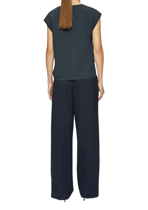 Damen s.Oliver BLACK LABEL Ärmelloses Shirt im Fabricmix