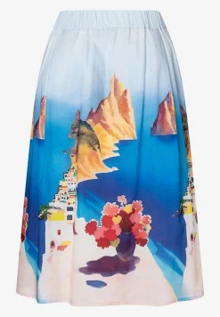 Damen More & More Rock mit Amalfi Print