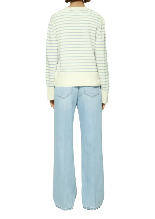 Damen s.Oliver Rundhals-Pullover im Streifenmix