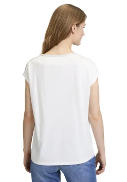 Damen Cartoon Rundhals-Shirt