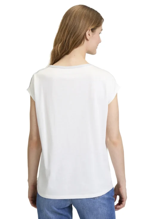 Damen Cartoon Rundhals-Shirt