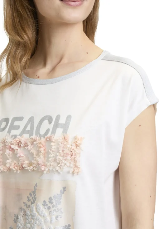 Damen Cartoon Rundhals-Shirt