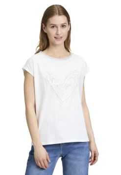 Damen Cartoon Rundhals-Shirt