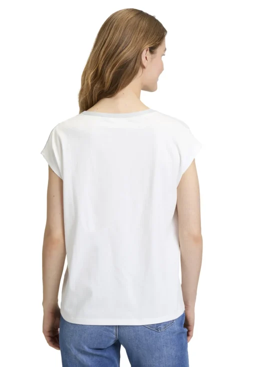 Damen Cartoon Rundhals-Shirt
