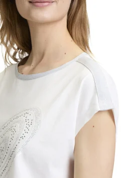 Damen Cartoon Rundhals-Shirt