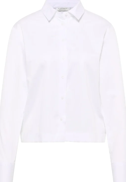 Damen Eterna Satin Shirt Bluse Satingewebe