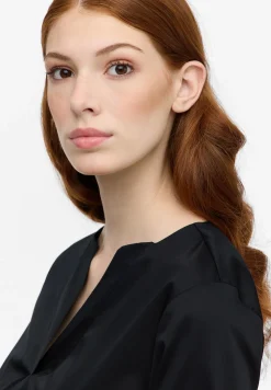 Damen Eterna Satin Shirt Bluse Satingewebe