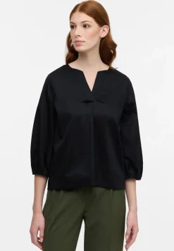 Damen Eterna Satin Shirt Bluse Satingewebe