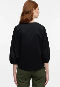 Damen Eterna Satin Shirt Bluse Satingewebe