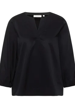 Damen Eterna Satin Shirt Bluse Satingewebe