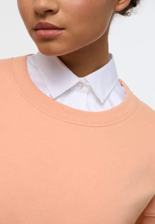 Damen Eterna Satin Shirt Satingewebe