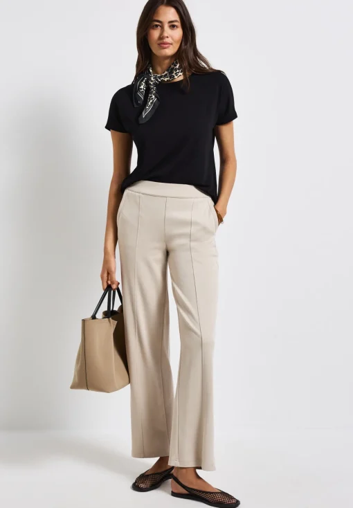Damen Street One Satin Tuch mit Leo-Muster