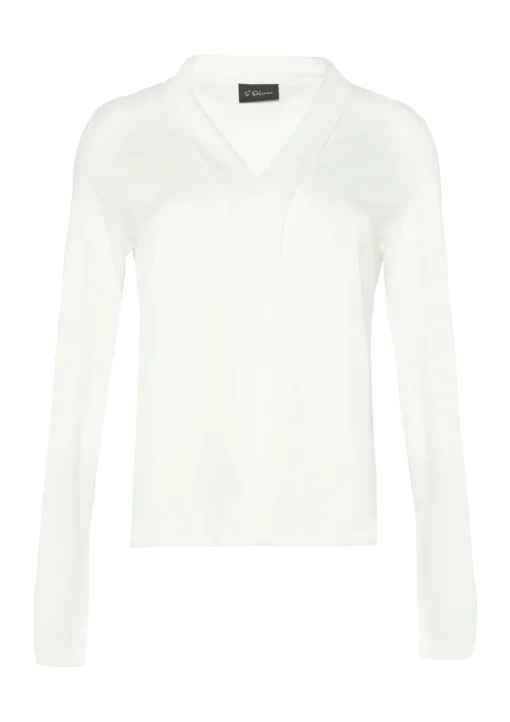 Damen s.Oliver BLACK LABEL Satin-Blusenshirt mit Blende
