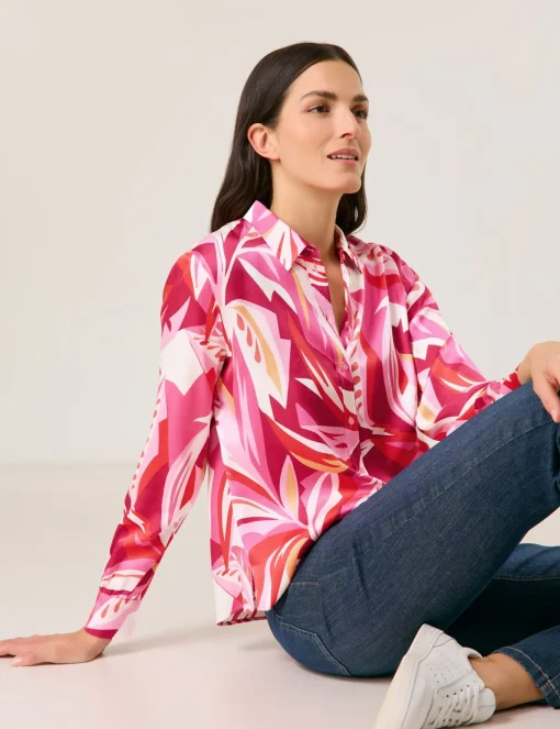 Damen Gerry Weber Collection Satinierte Bluse