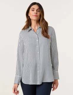 Damen Gerry Weber Collection Satinierte Hemdbluse