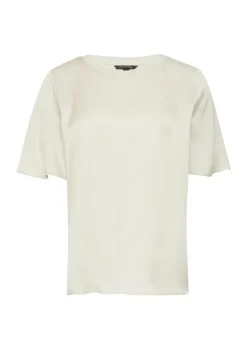 Damen Comma Satiniertes Blusenshirt im Relaxed Fit
