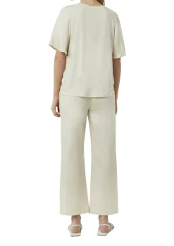 Damen Comma Satiniertes Blusenshirt im Relaxed Fit