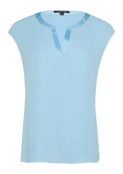 Damen Comma Satinkanten Bluse