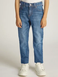 Kinder Tommy Hilfiger Scanton Y Slim Jeans mit Fade-Effekt