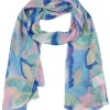 Damen Lecomte Schal mit floralem Print