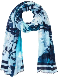 Damen Olsen Schal mit Panneaux-Print