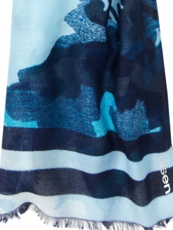 Damen Olsen Schal mit Panneaux-Print