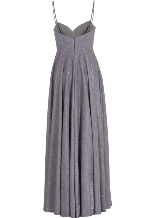 Damen Hey Kyla Schimmerndes Abendkleid mit Drapierung