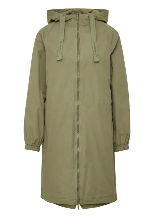 Damen QS Schlichter Parka