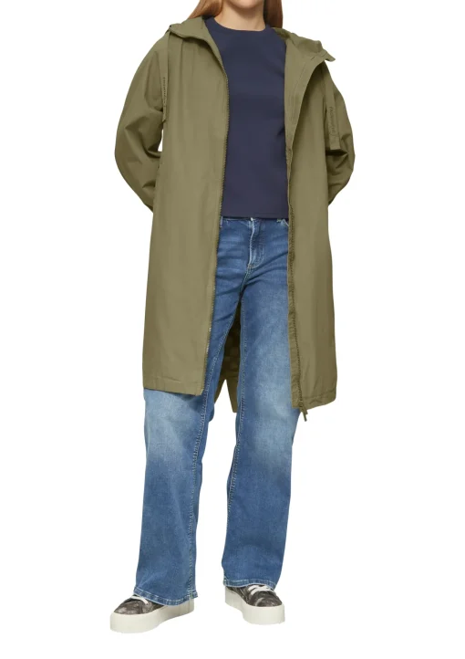 Damen QS Schlichter Parka