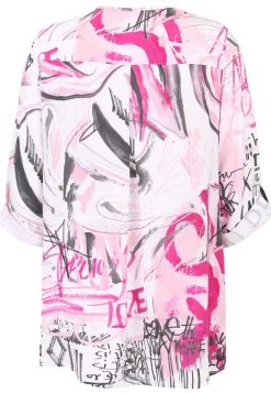 Damen Doris Streich Schlupfbluse mit Allover-Muster