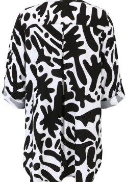 Damen Doris Streich Schlupfbluse mit Allover-Muster
