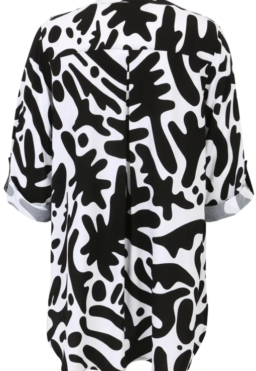 Damen Doris Streich Schlupfbluse mit Allover-Muster