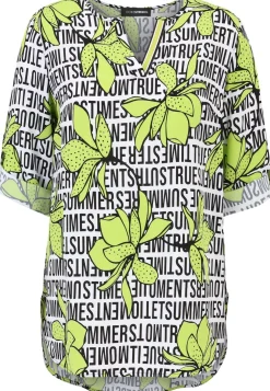 Damen Doris Streich Schlupfbluse mit Allover-Muster