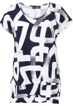 Damen Doris Streich Schlupfbluse mit floralem Allover-Muster
