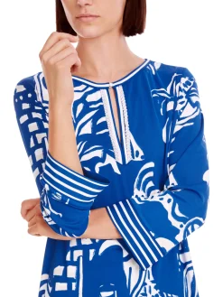 Damen Marc Cain Schlupfbluse mit Perlen
