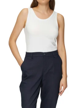 Damen s.Oliver Schmal geschnittenes Tanktop aus Baumwolljersey