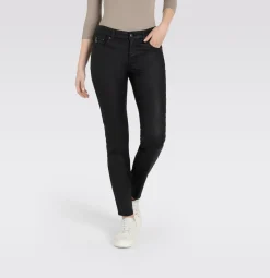 Damen MAC Schmale Hose im Leder-Look