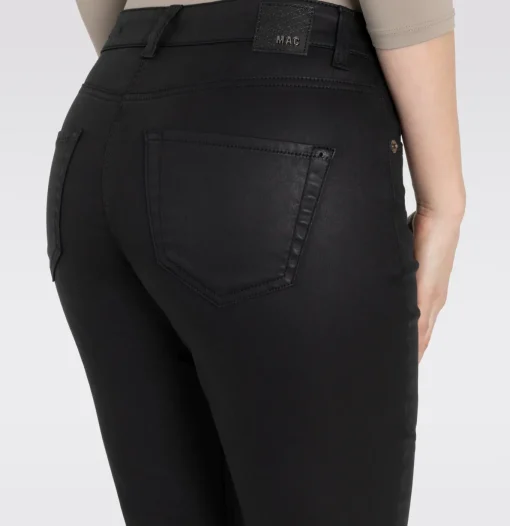Damen MAC Schmale Hose im Leder-Look
